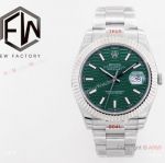 Swiss Grade Copy Rolex Datejust II EW Factory Cla.3235 Watch Olive Green Motif Dial Jubilee Band_th.jpg